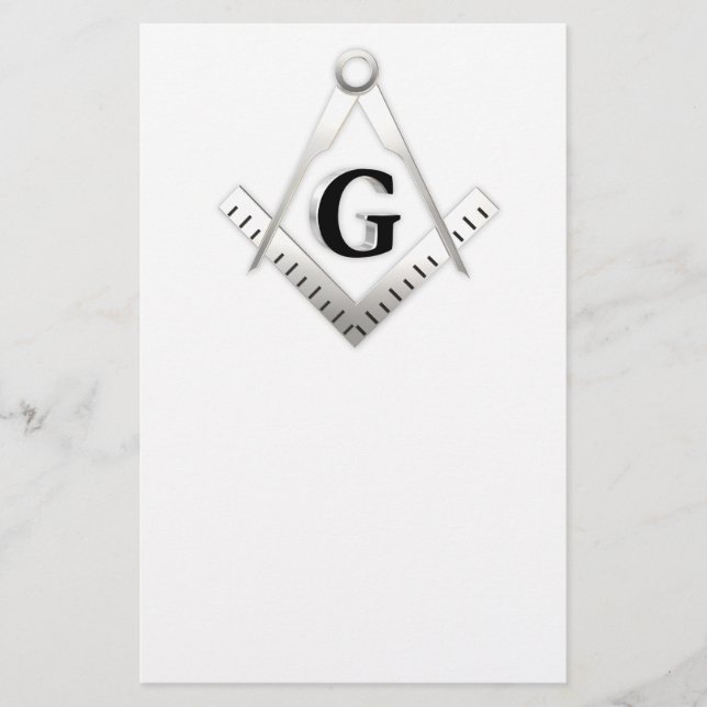 Prospectus 14 Cm X 21,6 Cm Symbole franc-maçonnerie (Devant)