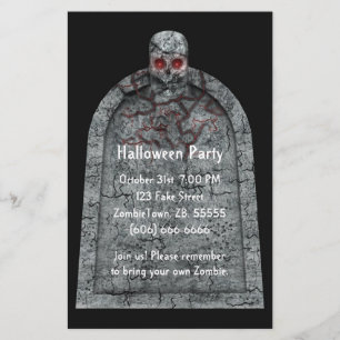 Prospectus 14 Cm X 21,6 Cm Tombstone - Affiche Halloween