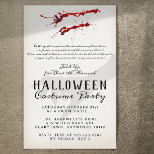 Prospectus 14 Cm X 21,6 Cm Vampire Bloodsuceurs fête d'Halloween