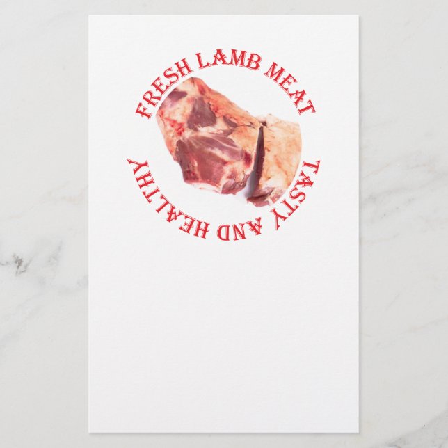 Prospectus 14 Cm X 21,6 Cm Viande d'agneau fraîche (Devant)