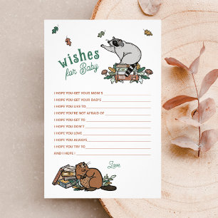 Prospectus 14 Cm X 21,6 Cm Woodland Wives For Baby Baby shower Game