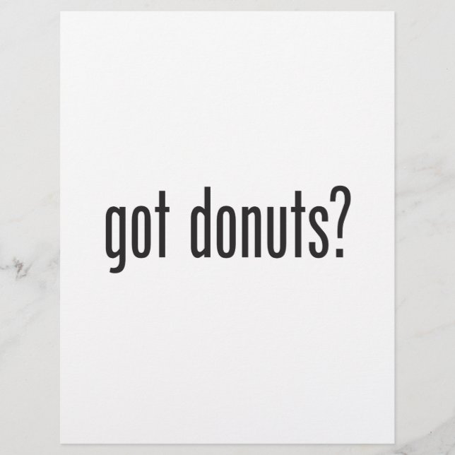 Prospectus 21,6 Cm X 24,94 Cm a obtenu des donuts (Devant)