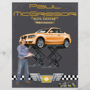 Prospectus 21,6 Cm X 24,94 Cm Acte Centre/Mechanic Flyer