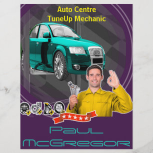 Prospectus 21,6 Cm X 24,94 Cm Acte Centre - TuneUp Mechanic Flyer