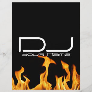 Prospectus 21,6 Cm X 24,94 Cm Affiche de DJ "HEAT"