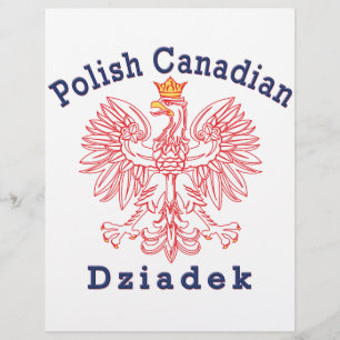 Prospectus 21,6 Cm X 24,94 Cm Aigle canadien polonais Dziadek