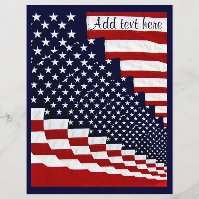 Prospectus 21,6 Cm X 24,94 Cm American Stars & Stripes_ (Devant)