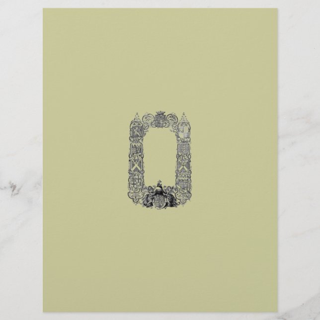 Prospectus 21,6 Cm X 24,94 Cm Armoiries (Devant)