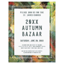 Autumn Bazaar, School or Community Event Green Lea