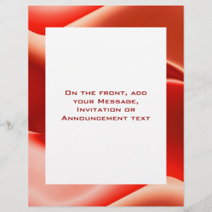 Prospectus 21,6 Cm X 24,94 Cm beau rouge