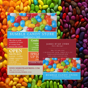 Prospectus 21,6 Cm X 24,94 Cm Bonbons Jelly Bean, Fournitures de confiserie Adve