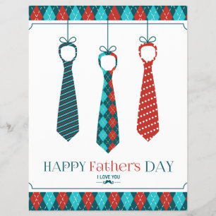 Prospectus 21,6 Cm X 24,94 Cm Bonne Fête des pères