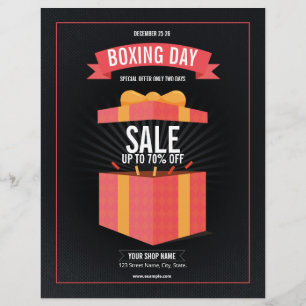 Prospectus 21,6 Cm X 24,94 Cm Boxing Day Sale Flyer