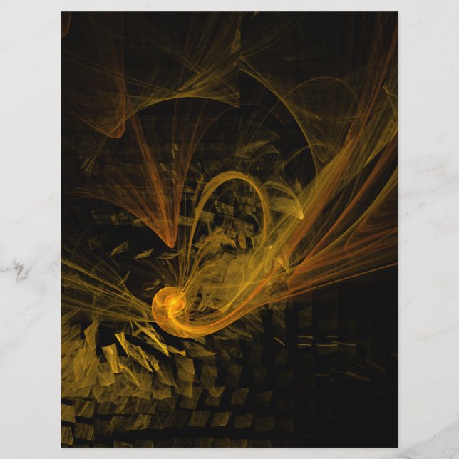 Prospectus 21,6 Cm X 24,94 Cm Broaking Point Art Abstrait Flyer (Devant)