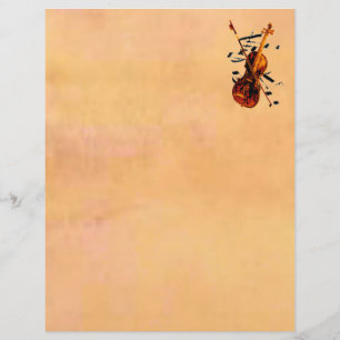 Prospectus 21,6 Cm X 24,94 Cm Brochure pour violon