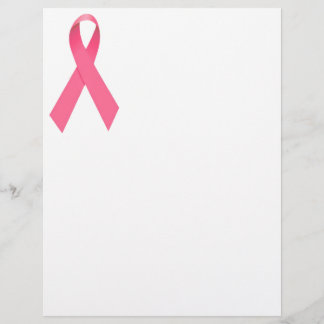 Prospectus 21,6 Cm X 24,94 Cm Brochure ruban pour la sensibilisation au cancer d