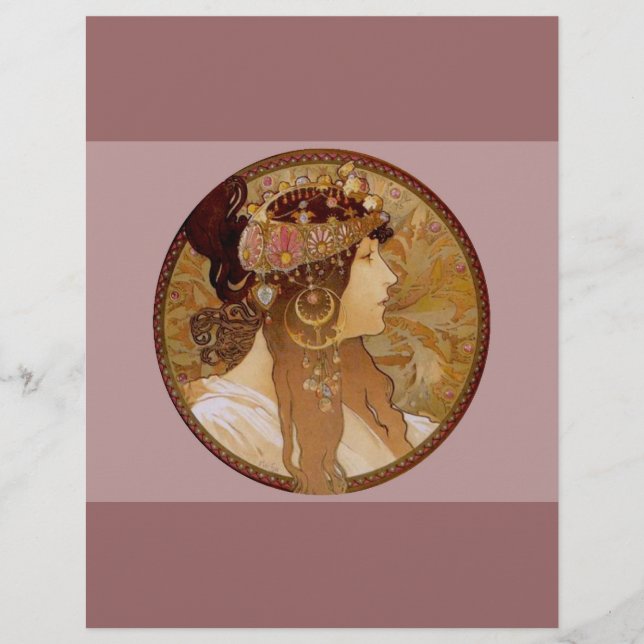 Prospectus 21,6 Cm X 24,94 Cm Brunette byzantine, 1897 (Devant)