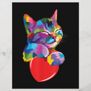 Prospectus 21,6 Cm X 24,94 Cm Cadeau de chat mignon pour les amateurs de chaton