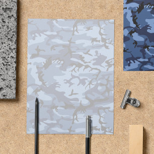 Prospectus 21,6 Cm X 24,94 Cm Camouflage bleu marine, Militaire, Armée