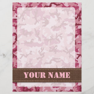 Prospectus 21,6 Cm X 24,94 Cm Camouflage rose