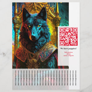 Prospectus 21,6 Cm X 24,94 Cm Chien de berger Flyer