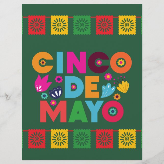 Prospectus 21,6 Cm X 24,94 Cm Cinco De Mayo (Devant)