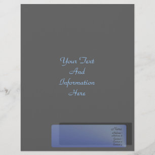 Prospectus 21,6 Cm X 24,94 Cm Circulaire Blue Sapphire