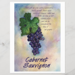 Prospectus 21,6 Cm X 24,94 Cm Circulaire Cabernet Sauvignon