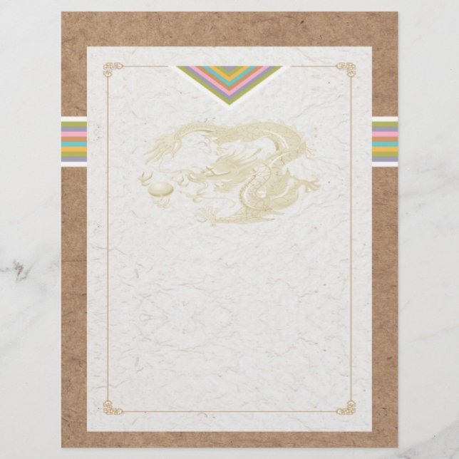 Prospectus 21,6 Cm X 24,94 Cm Circulaire Céleste Dragon (Devant)