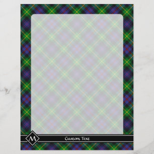 Prospectus 21,6 Cm X 24,94 Cm Circulaire Clan Farquharson Tartan