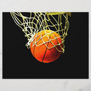 Prospectus 21,6 Cm X 24,94 Cm Circulaire de basket-ball