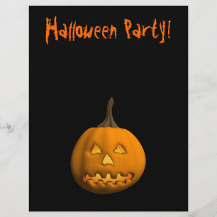 Prospectus 21,6 Cm X 24,94 Cm Circulaire d'Halloween : Jack-o-Lantern