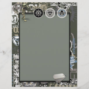 Prospectus 21,6 Cm X 24,94 Cm Circulaire militaire