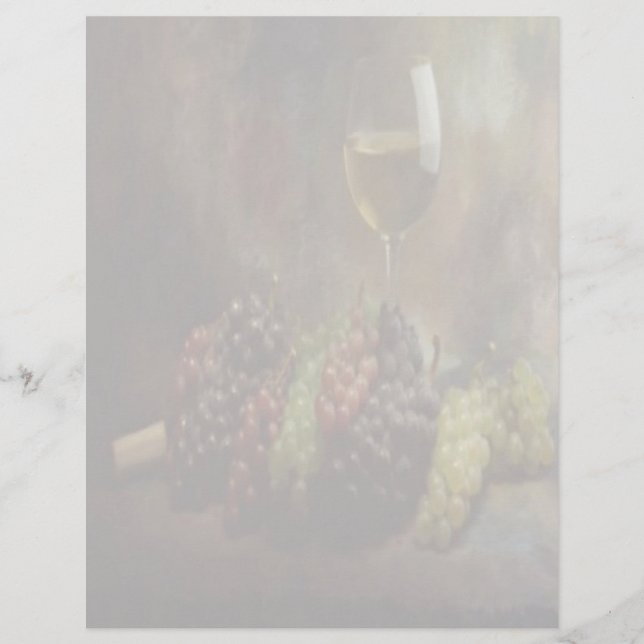 Prospectus 21,6 Cm X 24,94 Cm Circulaire Vins Et Raisins (Devant)