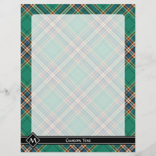 Prospectus 21,6 Cm X 24,94 Cm Clan MacFarlane Tartan de chasse antique