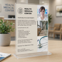 Clinique moderne Logo personnalisé de docteur en s