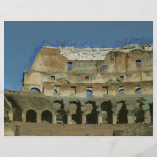 Prospectus 21,6 Cm X 24,94 Cm Colisée, Rome