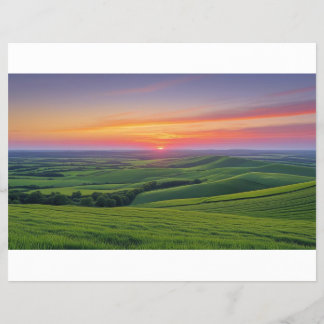 Prospectus 21,6 Cm X 24,94 Cm Collines ondoyantes