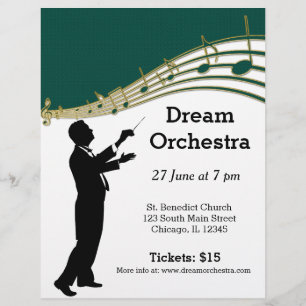 Prospectus 21,6 Cm X 24,94 Cm Concert orchestre