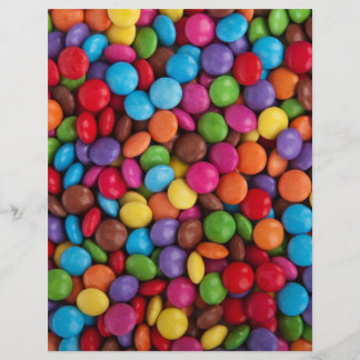 Prospectus 21,6 Cm X 24,94 Cm Confiserie au Chocolat Coloré