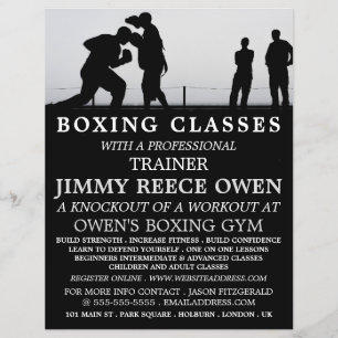 Prospectus 21,6 Cm X 24,94 Cm Correspondance d'allumage, classe de boxe Advert F