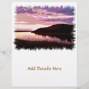 PROSPECTUS 21,6 CM X 24,94 CM COUCHER DE SOLEIL