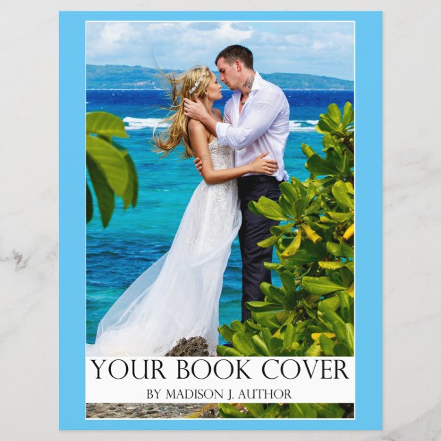 Prospectus 21,6 Cm X 24,94 Cm Couverture du livre Romance Writer | Photo de l'au (Devant)