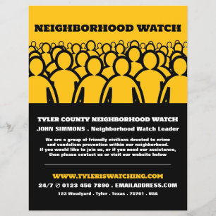 Prospectus 21,6 Cm X 24,94 Cm Crowd Design, NeighborWatch Community Advert