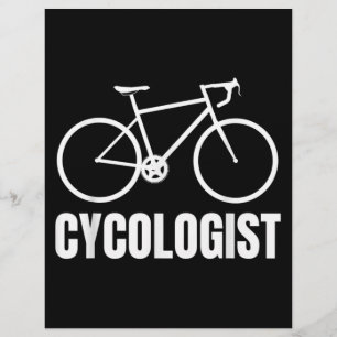 Prospectus 21,6 Cm X 24,94 Cm Cycologiste Funny Vélo cadeau
