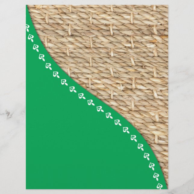 Prospectus 21,6 Cm X 24,94 Cm Design écologique (Devant)