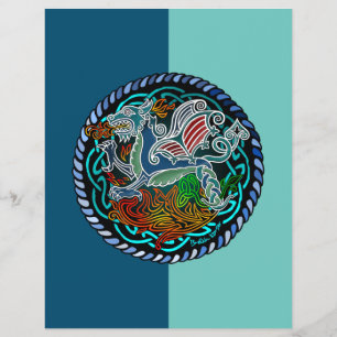 Prospectus 21,6 Cm X 24,94 Cm Dragon celtique