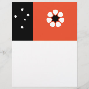 Prospectus 21,6 Cm X 24,94 Cm Drapeau du Territoire du Nord