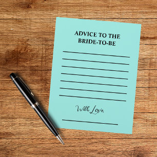 Prospectus 21,6 Cm X 24,94 Cm Elegant Bride & Co. Réception de mariage sarcelle