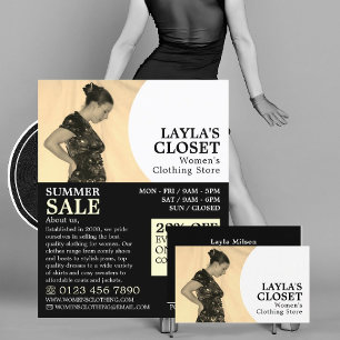 Prospectus 21,6 Cm X 24,94 Cm Elegant Stance, Vêtements pour femmes publicité
